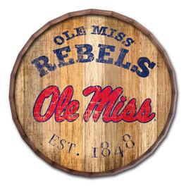 Fan Creations - Ole Miss Rebels 24'' Established Date Barrel Top - Multicolor