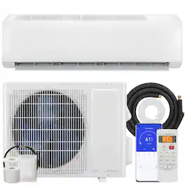 Homcom - BTU Mini Split Air Conditioner - White