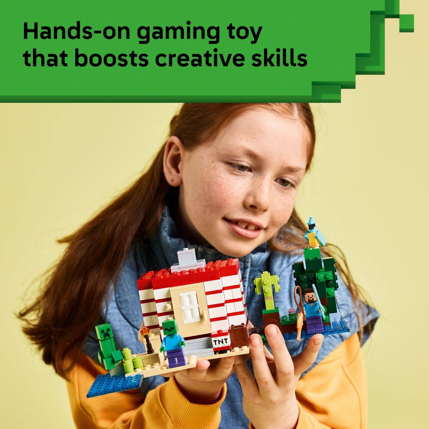 Hands-on gaming toy that boosts creative skills.