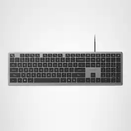 Kensington - KB515 EQ Wired USB-C Keyboard, Full-Size, Copilot AI Key, 16 Programmable Keys, Quiet Typing – K75410NA - Black