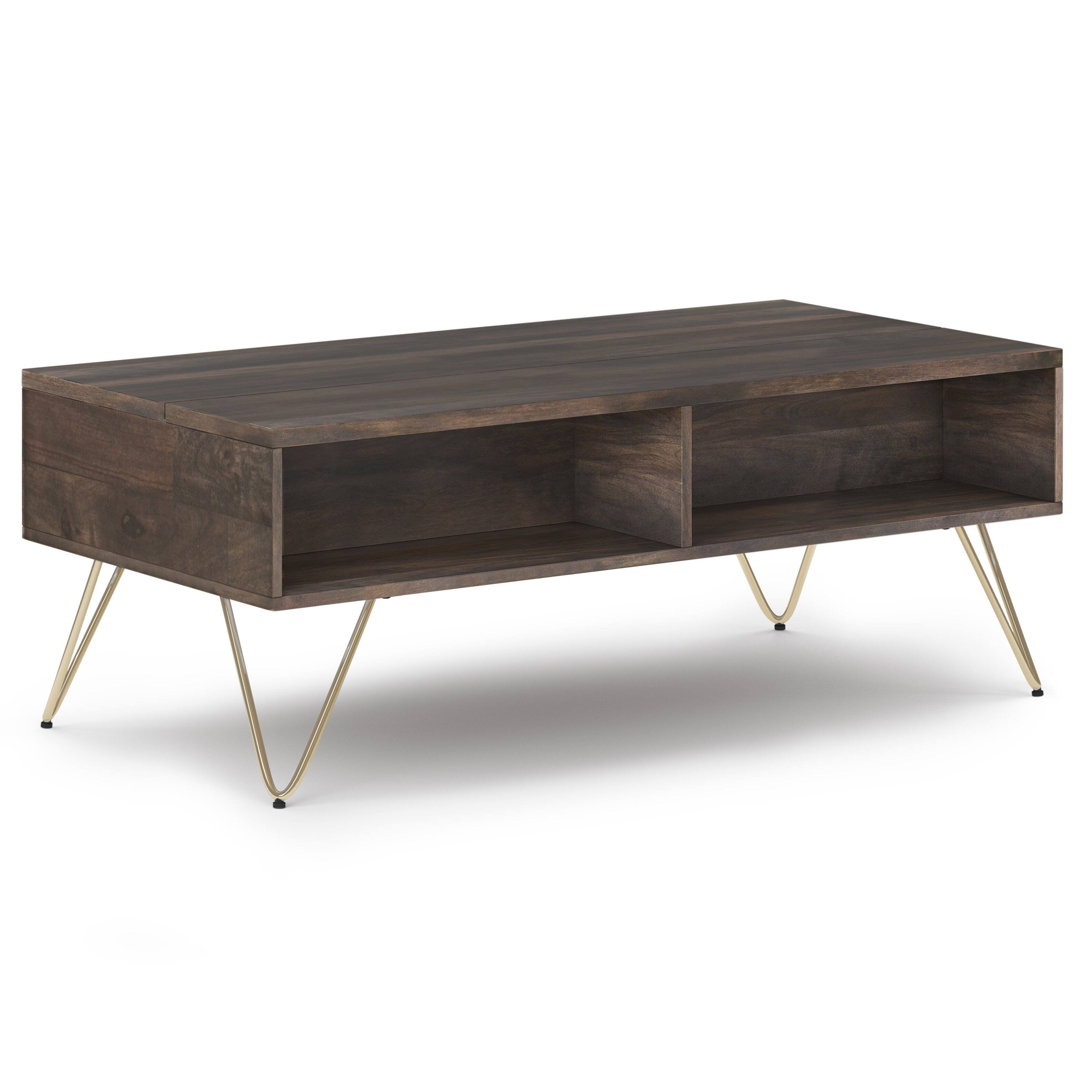 Alt View 17. Simpli Home - Hunter Lift Top Coffee Table - Ebony.
