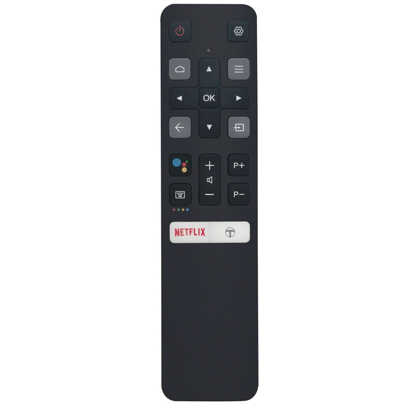 Front. VINABTY - New MRC802V Voice Replaced Remote Control Fits for TCL TV LRC802V ADRC802V DRC802V MRC802V 50P8MAG 55P8S - Black.