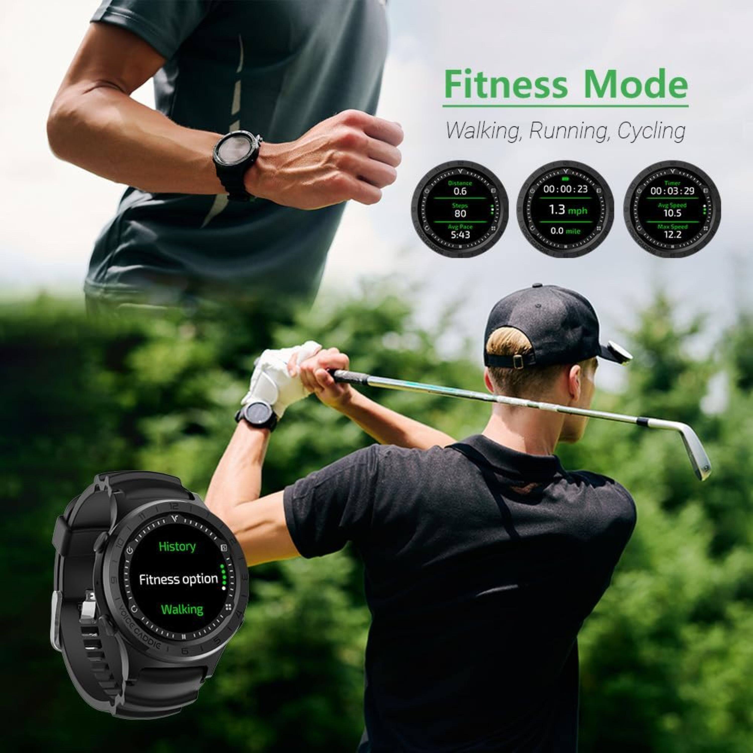 VoiceCaddie A3 Hybrid Golf GPS Watch With Slope Black (2024) A3