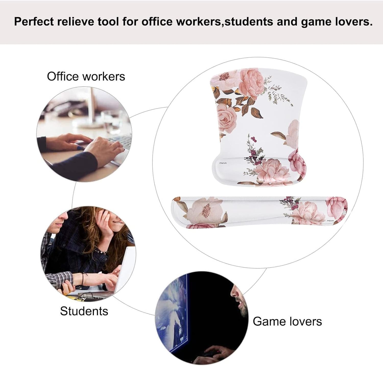 Perfect relieve tool for office workers, students and game lovers.

Office workers

Students

Game lovers
