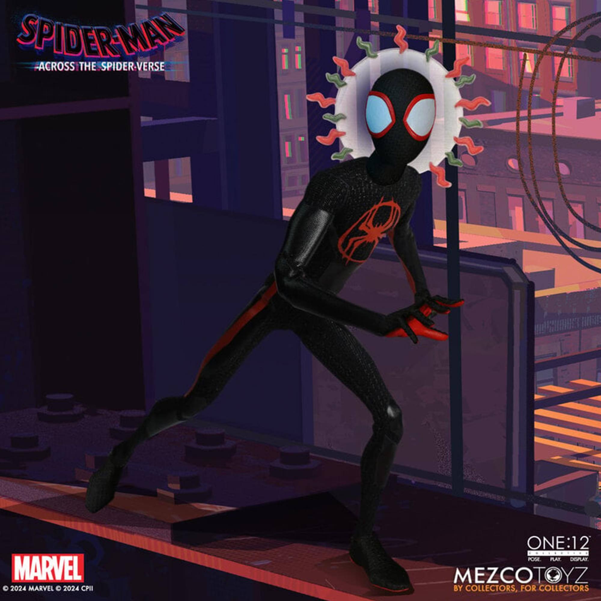 SPIDER-MAN ACROSS THE SPIDER-VERSE  
MARVEL 2024  
CPI ONE:12 POSE PLAIT  
MEZCOTOYZ  
BY COLLECTORS, FOR COLLECTORS