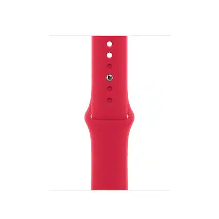 Front. Apple - Apple Sport Band 45Mm Red APPLE WATCH 42/44/45MM MT3W3ZM/A - Red.