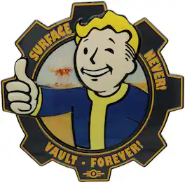 PopMarket - Fallout - Resin Plaque - Vault Boy - COLLECTIBLES - Multicolor
