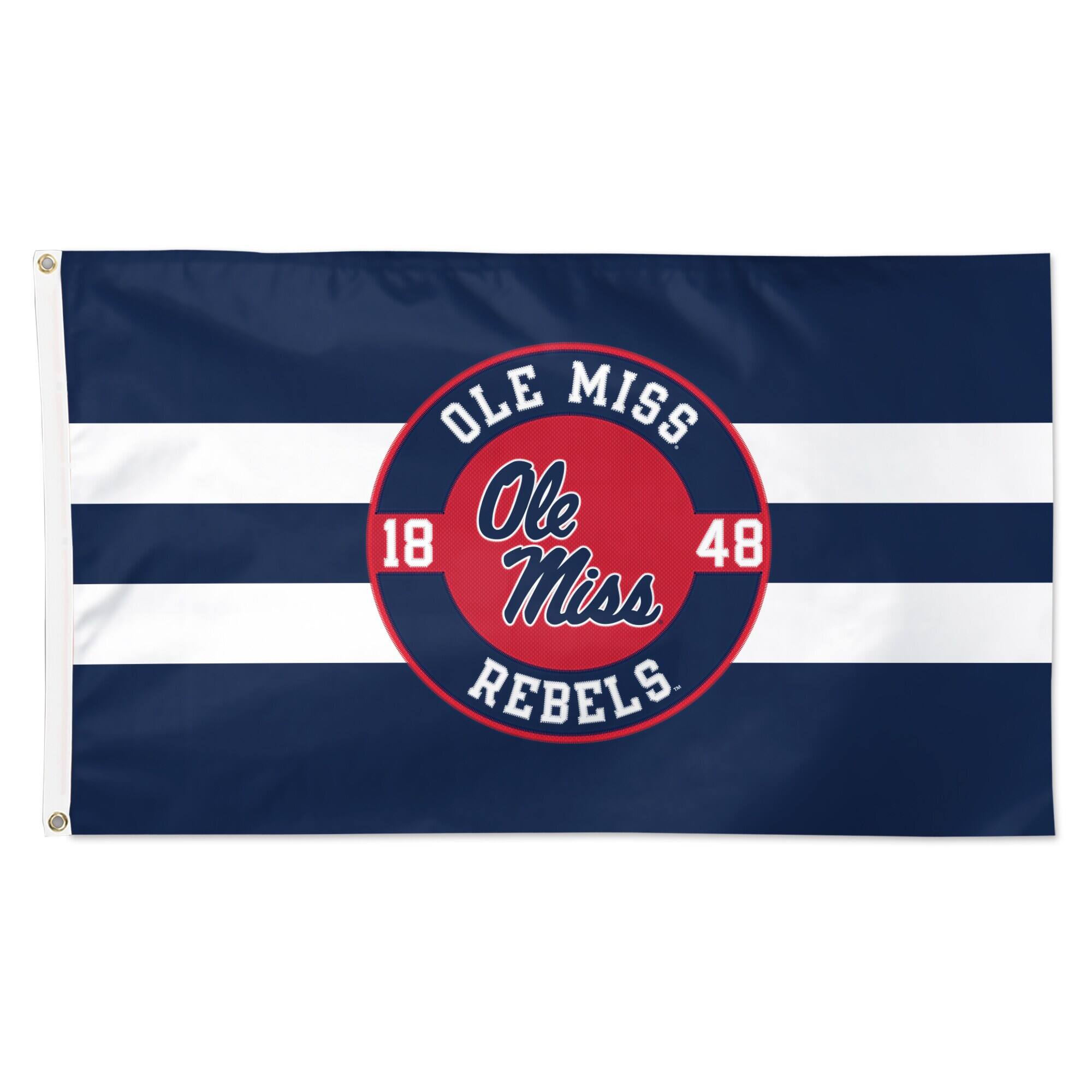 WinCraft - Ole Miss Rebels 3' x 5' Applique Flag - Multicolor