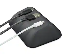 Smartish - Magnetic Cord Holder - Bigger Cable Wrangler Desktop Charger Organizer - Black Tie Affair