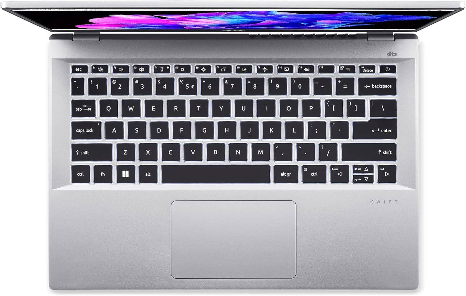 Here is the corrected and grouped text based on the image:

**Top Row:**
- `esc` `F1` `F2` `F3` `F4` `F5` `F6` `F7` `F8` `F9` `F10` `F11` `F12` `delete`

**Number Row:**
- `1` `2` `3` `4` `5` `6` `7` `8` `9` `0` `-` `+` `backspace`

**Function Row:**
- `tab` `Q` `W` `E` `R` `T` `Y` `U` `I` `O` `P` `{` `[` `}` `]` `|` `caps lock`

**Middle Row:**
- `A` `S` `D` `F` `G` `H` `J` `K` `L` `:` `;` `'` `enter`

**Bottom Row:**
- `shift` `Z` `X` `C` `V` `B` `N` `M` `,` `.` `?` `shift`

**Additional Keys:**
- `ctrl` `fn` `alt` `alt gr` `ctrl` `home` `pg up` `pg dn` `end` `SWIFT`

**Special Keys:**
- `ins` `backspace` `enter` `caps lock` `shift` `shift` `ctrl` `fn` `alt` `alt gr` `ctrl` `home` `pg up` `pg dn` `end`