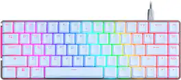 ASUS - ROG Falchion Ace 65% RGB Compact Gaming Mechanical Keyboard, Lubed ROG NX Red Switches & Switch Stabilizers, Sound-Dampe - White