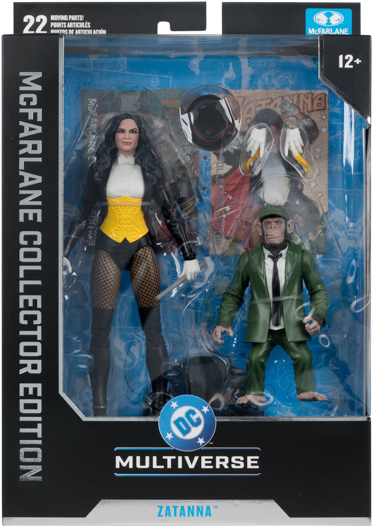 MOVING PARTS!  
22 POINTS ARTICULS  
DINTAS DE ARTICULACIÓN  
McFARLANE COLLECTOR EDITION  
12+  
DC MULTIVERSE  
ZATANNA