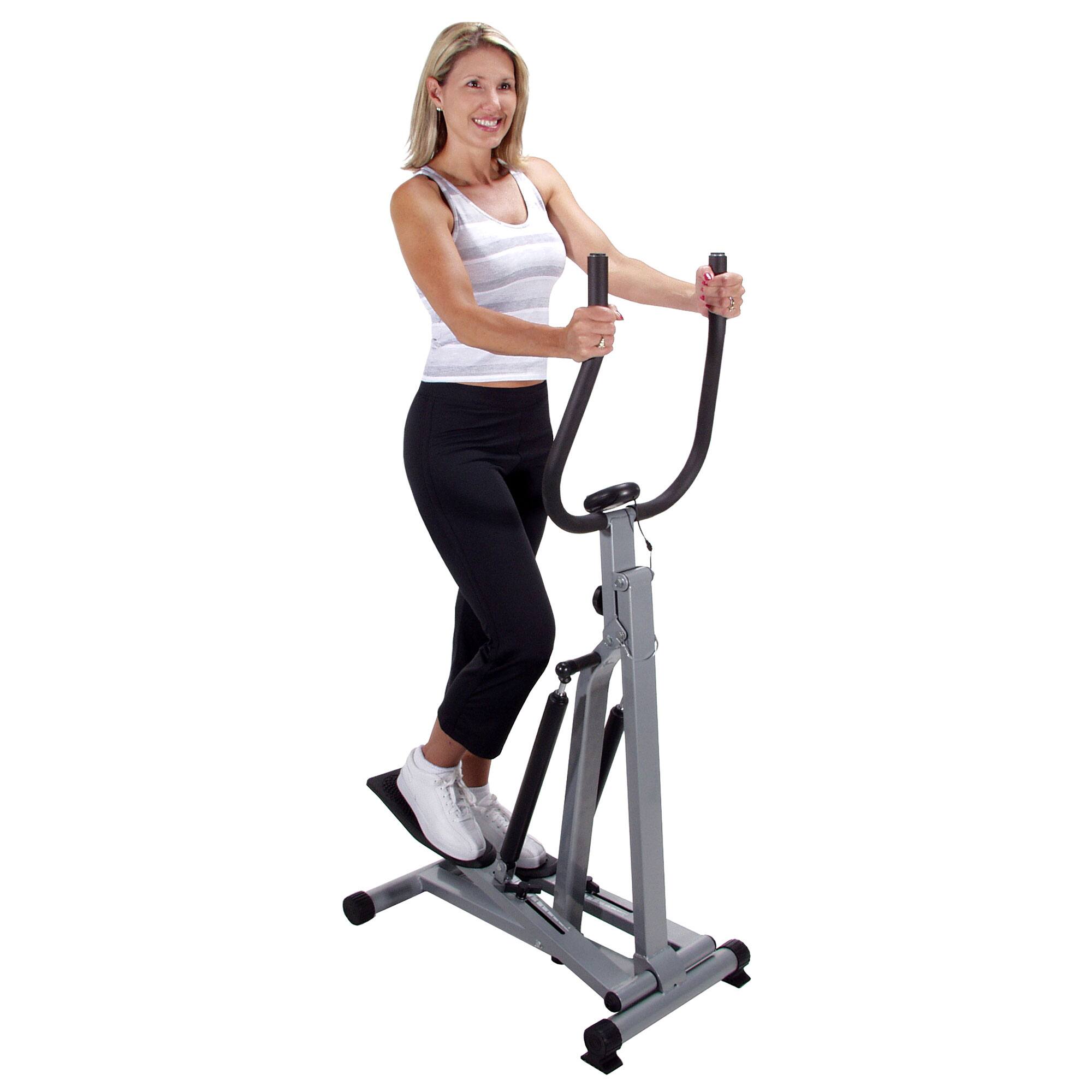 Alt View 2. Stamina Products - Stamina Products 40-0069 Spacemate Adjustable Folding Fitness Stepper w/ Monitor - Black.