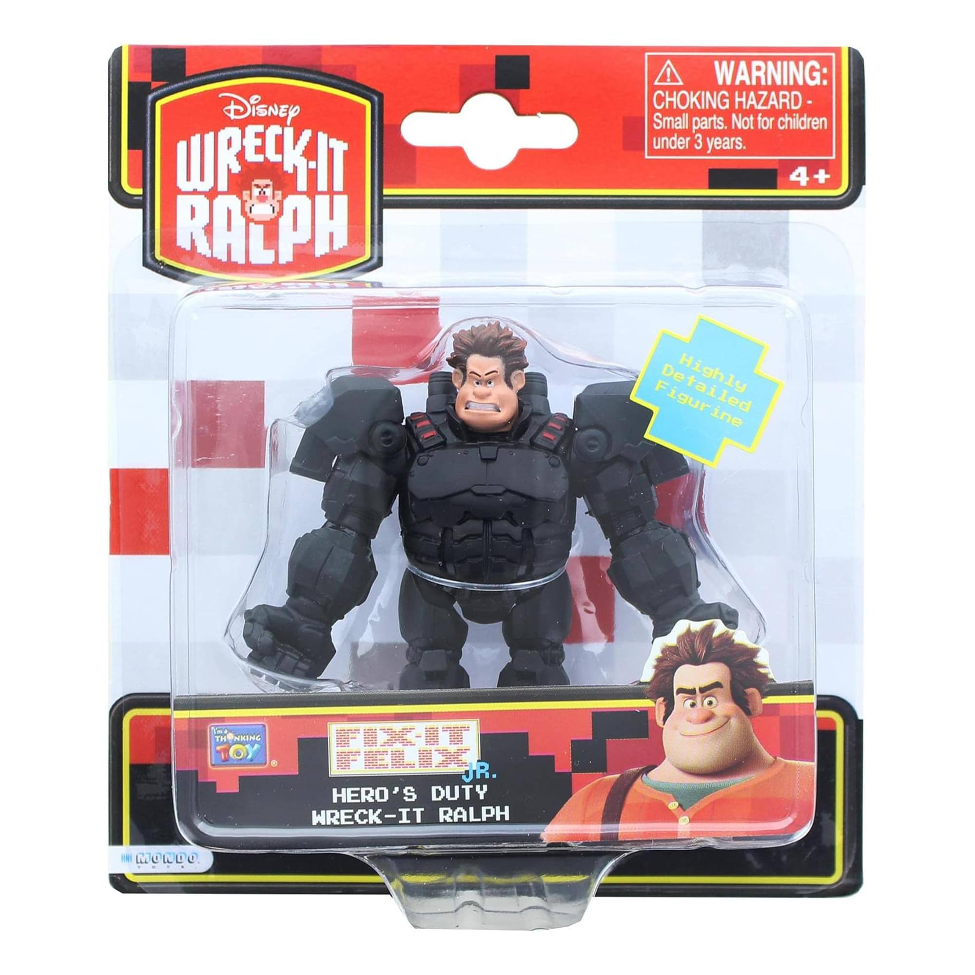 Disney Wreck-It Ralph!  
WARNING: CHOKING HAZARD - Small parts. Not for children under 3 years.  
4+  
Detailed Figure  
Fix-It Felix Jr.  
Hero's Duty Wreck-It Ralph
