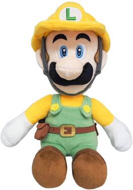 Little Buddy - Super Mario All Star Collection 10 Inch Plush | Builder Luigi - Yellow