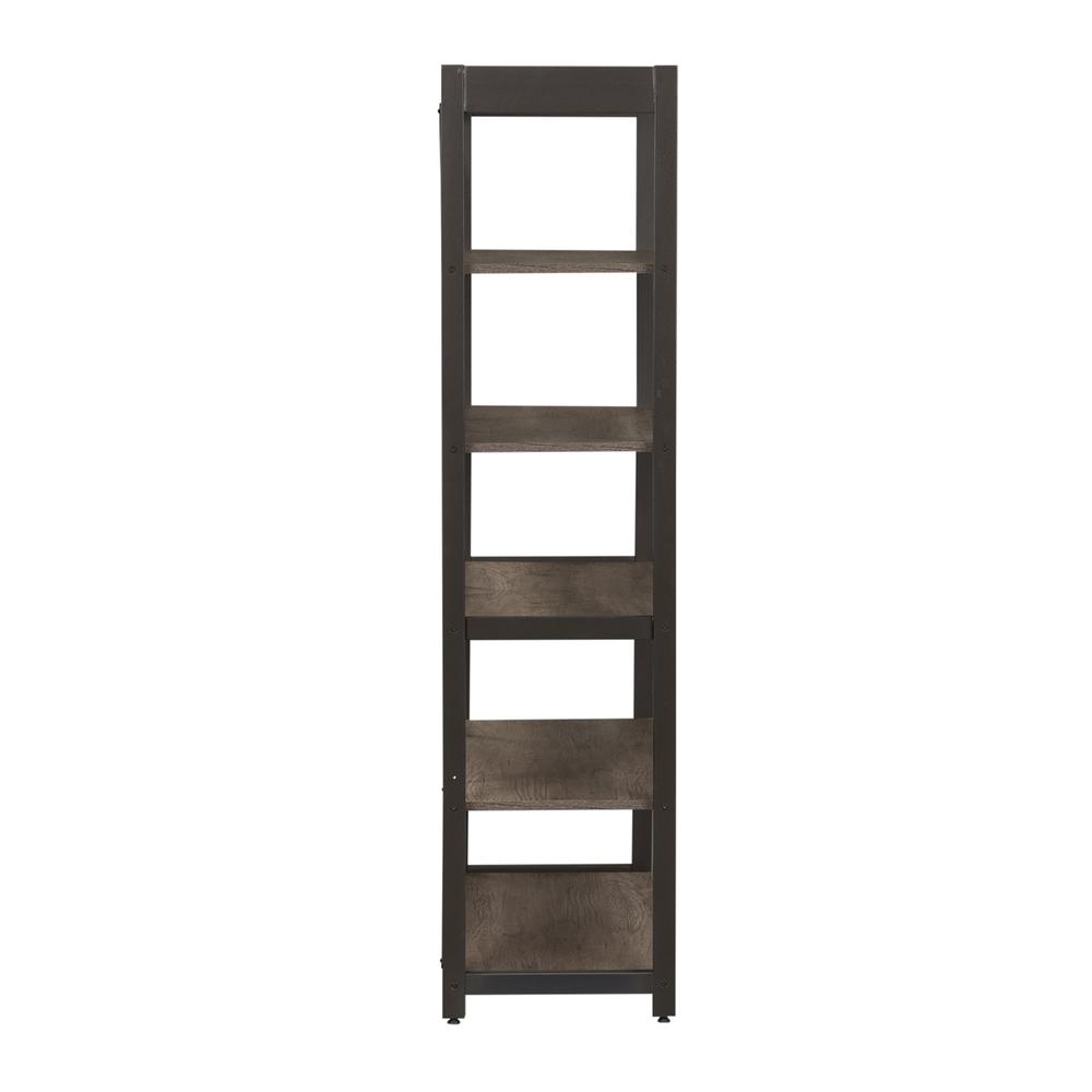 Front. Liberty Furniture Industries - Tanners Creek Bookcase in Graystone - Gray.