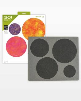 AccuQuilt - GO! Big Circle-4, 6", 7", 8" Die - Multicolor