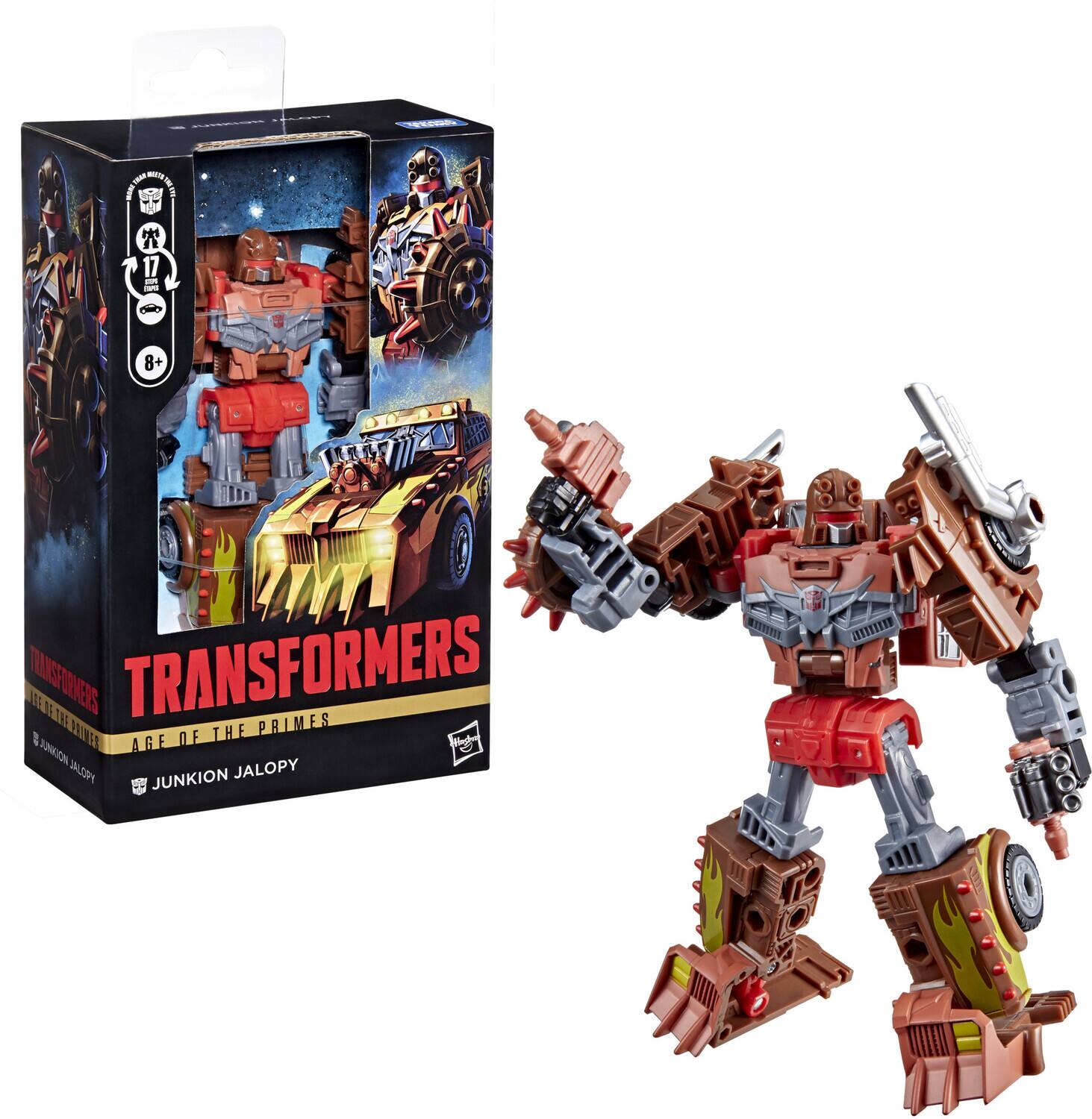 Hasbro Collectibles - Transformers - Age of the Primes - Deluxe Class Junkion Jalopy Action Figure - COLLECTIBLES