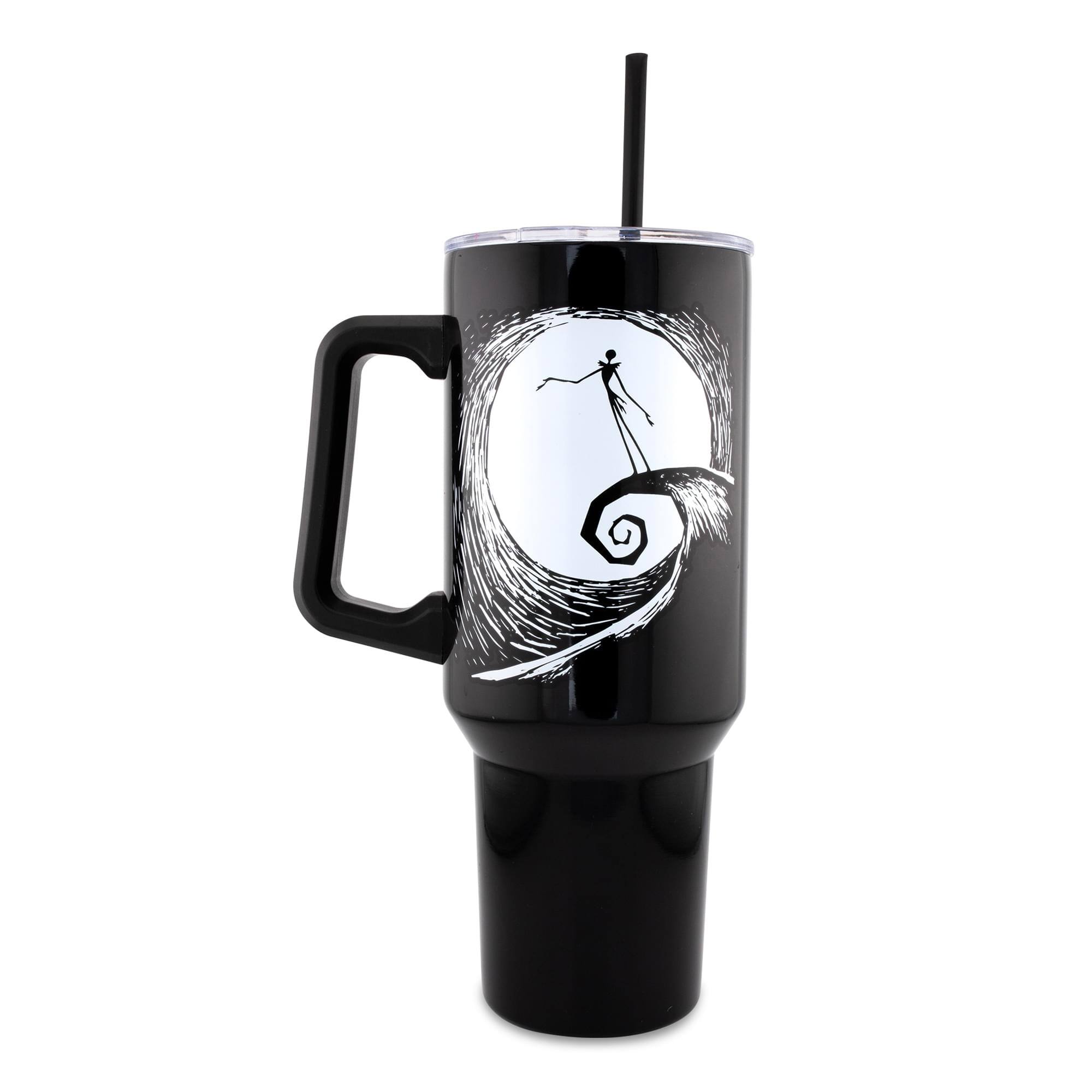 Alt View 1. Disney - Disney's The Nightmare Before Christmas Jack Skellington Stainless Steel Tumbler - Black.