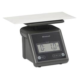Brecknell - Electronic Postal Scale, 7 lb Capacity, 5.5 x 5.2 Platform, Gray