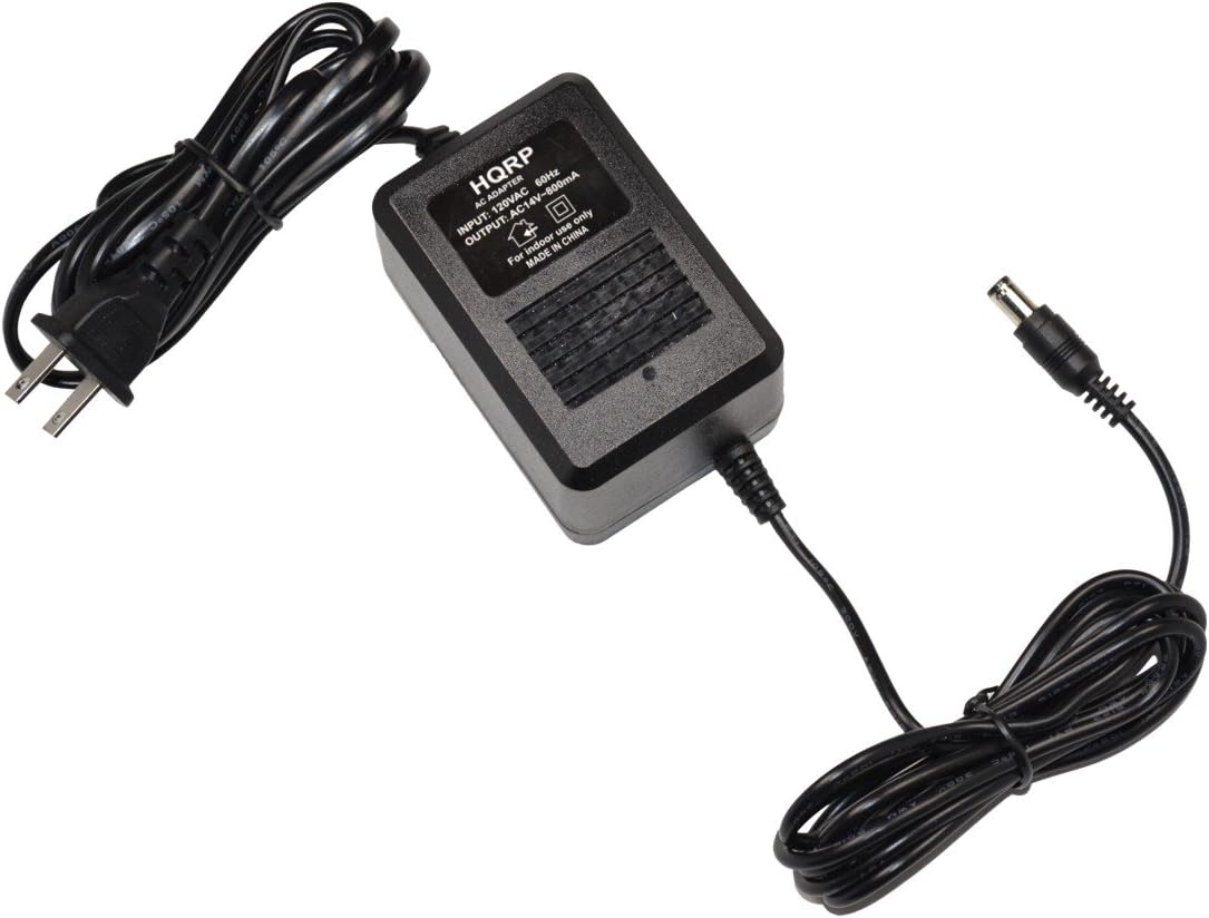 HQRP ADAPTER AC14V-800mA 60Hz AC 120VAC  
INPUT: only use CHINA indoor IN  
For MADE IN CHINA