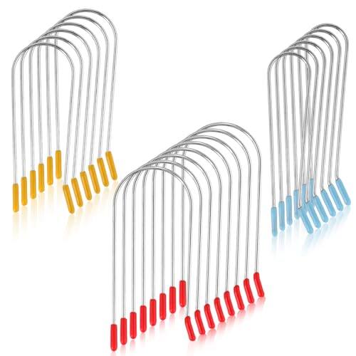 Front. Vulpecula Spade - 20Pcs Hot Curler Clips Replacement Kit, 3 Sizes Hair Curler Clips Portable Travel Hot Roller Securing Pins for Suitable.