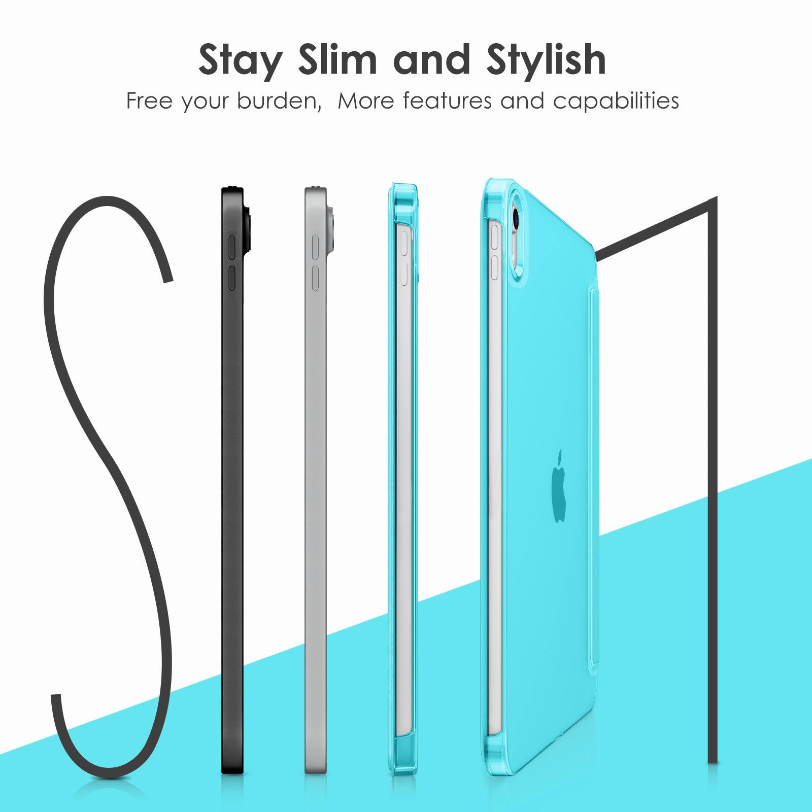Stay Slim and Stylish  
Free your burden, More features and capabilities