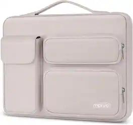 mosiso - 360 Protective Laptop Sleeve 15 inch for MacBook Air 15 M4 A3241 M3 A3114 M2 A2941 2025-2023, Dell XPS 15 - Stone Gray