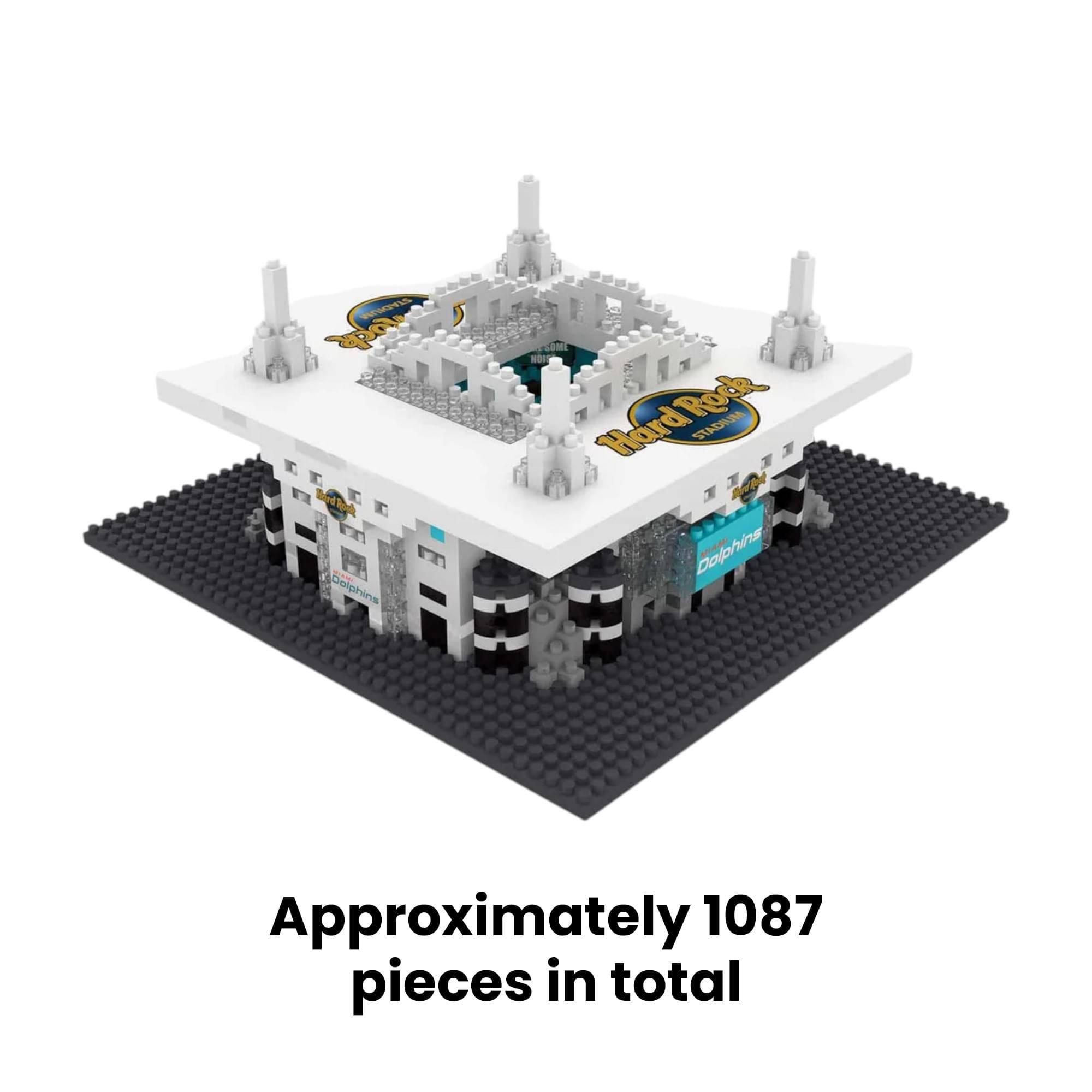 PSPES Be4T Delphing HardRock STADIUM Dolphins  
Approximately 1087 pieces in total
