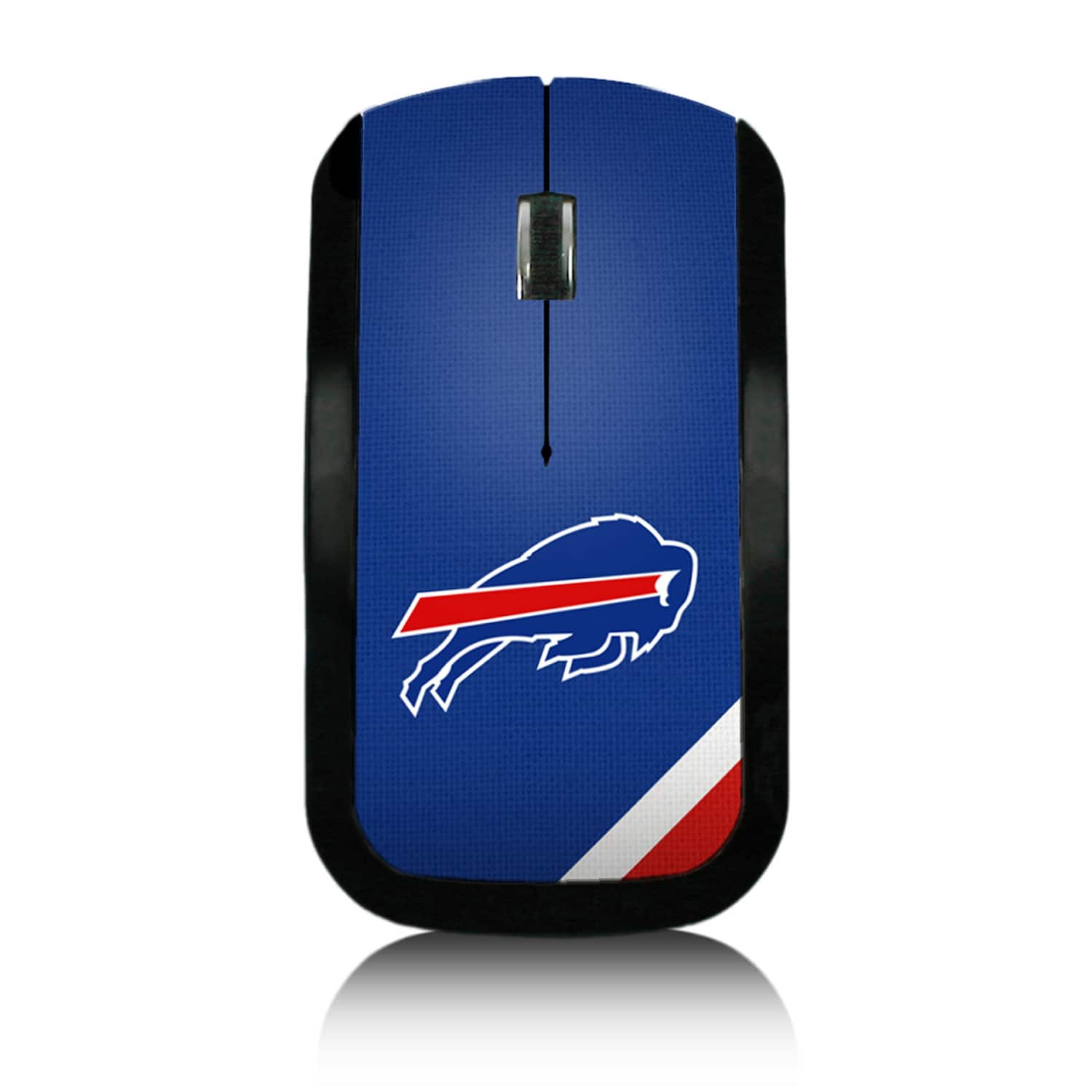 Keyscaper - Buffalo Bills Diagonal Stripe Wireless Mouse - Wireless - Multicolor