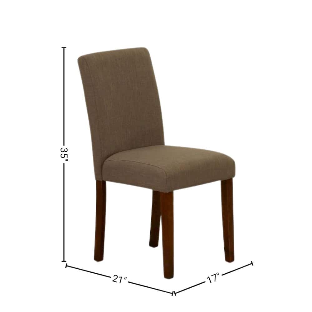 FurniFact - Solid Wood Drop Leaf Dining Table and Chairs for Small Spaces - Brown