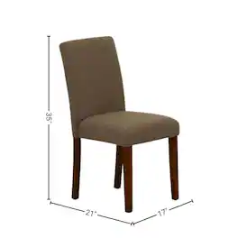 FurniFact - Solid Wood Drop Leaf Dining Table and Chairs for Small Spaces - Brown