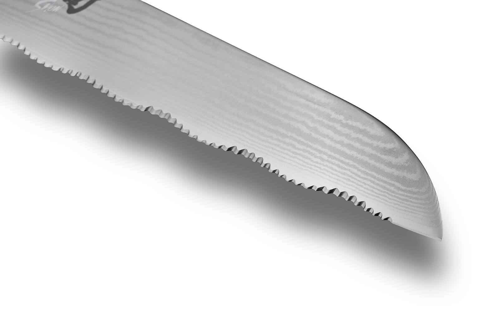 Alt View 2. Shun - Classic 7 Inch Master Serrated Utility Knife - Silver.