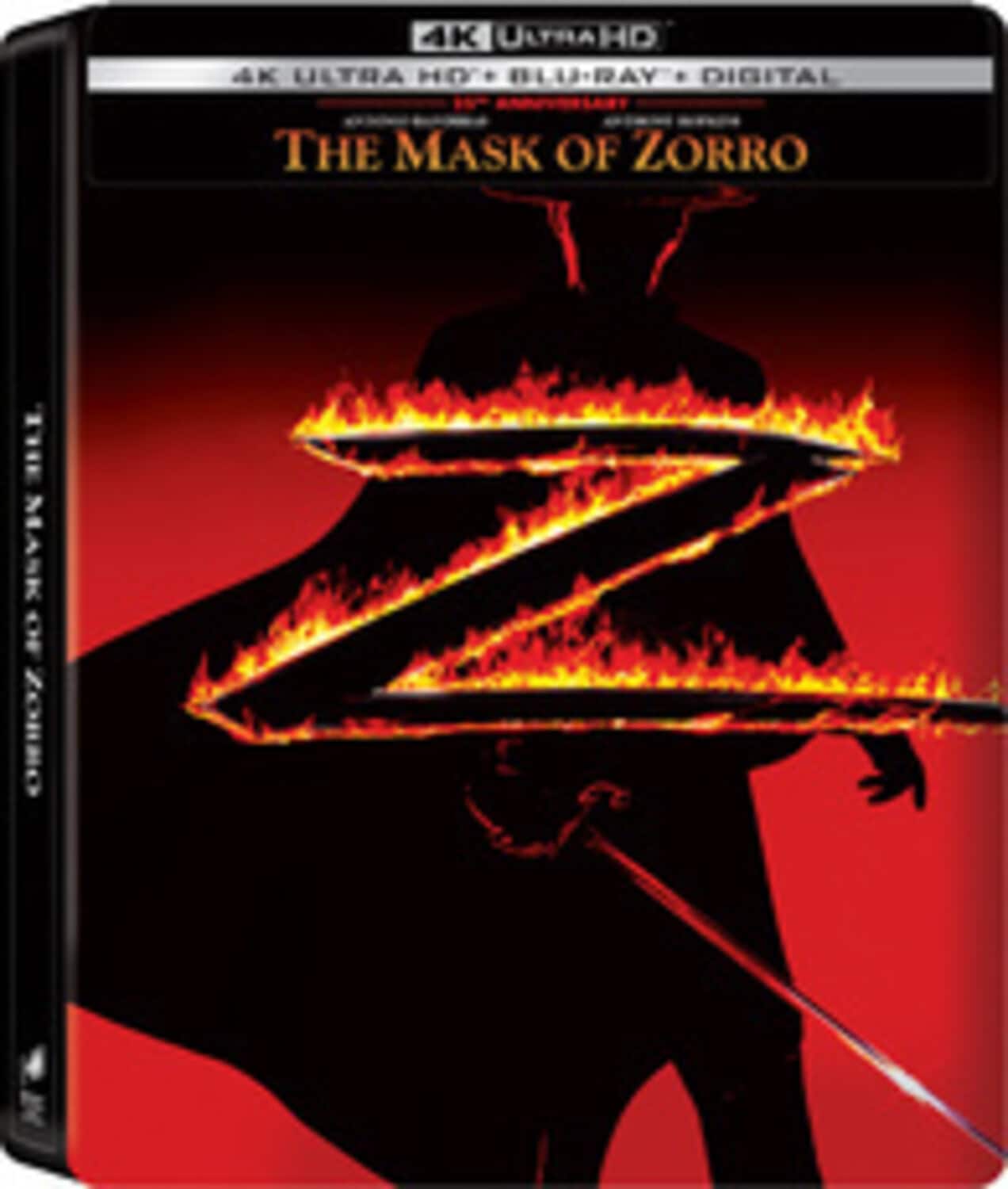The Mask of Zorro (25th Anniversary) (Steelbook)  - 4K Blu-Ray