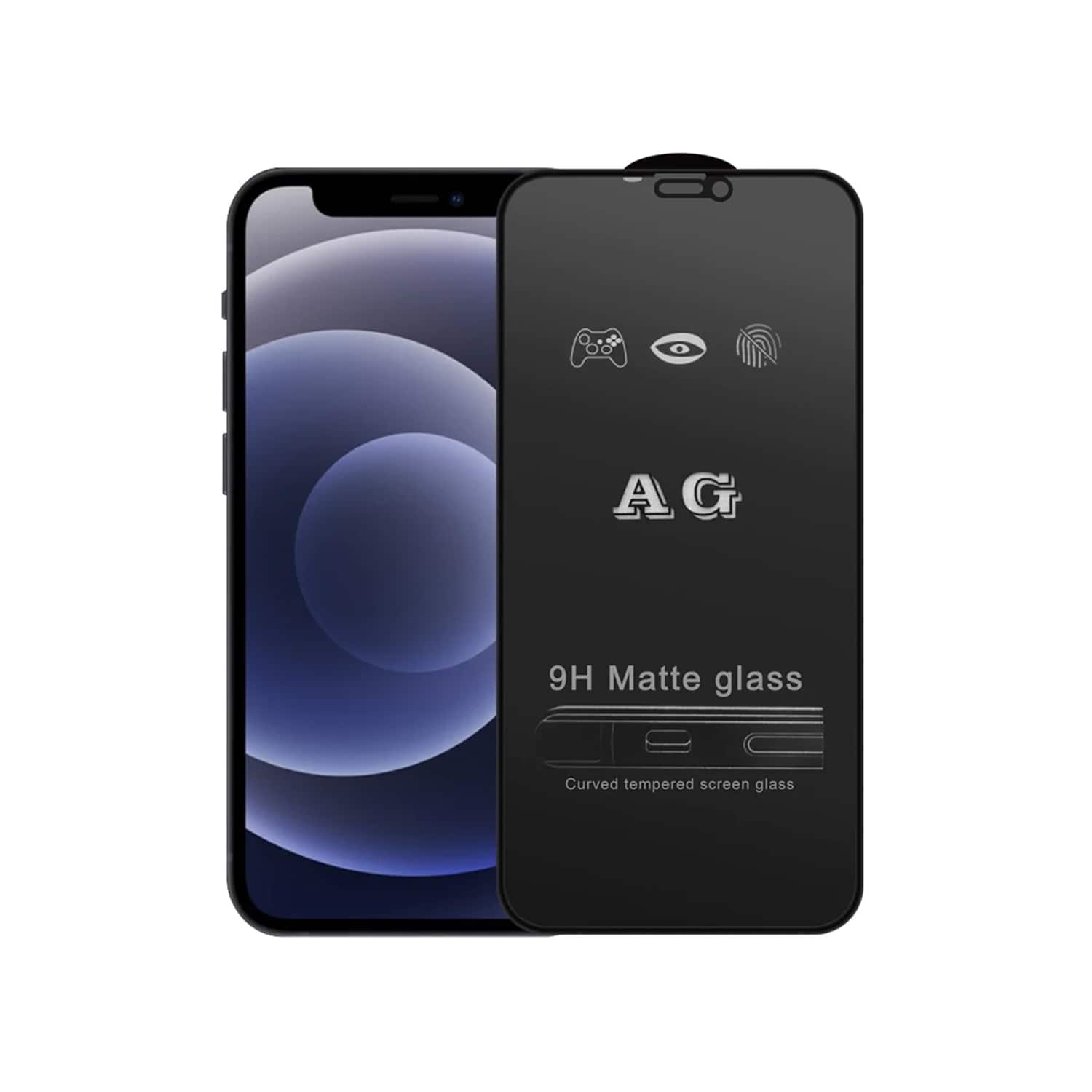 AG 9H Matte glass
Curved tempered screen glass