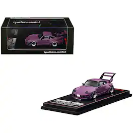 RWB 993 "Rotana" Matt Purple 1/64 Diecast Model Car by Ignition Model