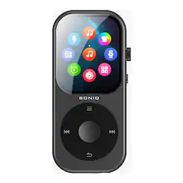 Samvix - SONIQ Kosher Touch 32GB MP3 Player with SD Slot (Black)