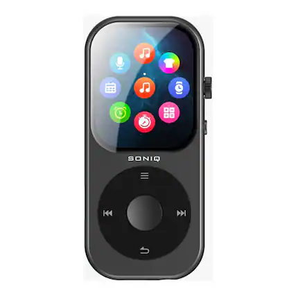 Front. Samvix - Samvix SONIQ Kosher Touch 32GB MP3 Player with SD Slot (Black).