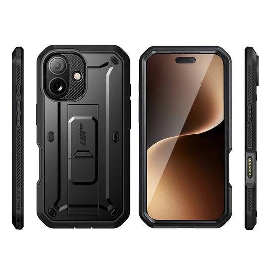 Alt View 1. SUPCASE - Unicorn Beetle Pro Rugged Case for iPhone 17 – Full-Body Protection with Screen Protector - Black.