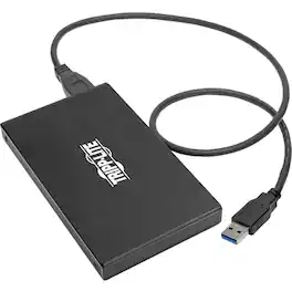 Eaton Tripp Lite Series USB 3.1 Gen 1 (5 Gbps) 2.5 in. SATA SSD/HDD to USB-A Enclosure Adapter with UASP Support - 1 x