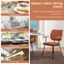 Modern Fabric Dining Chairs: Add a touch of elegance to your dining area. Suitable for various occasions.