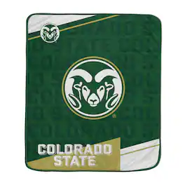 Pegasus - Colorado State Rams 50" x 60" Diagonal Ghost Ultra Soft Blanket - Multicolor