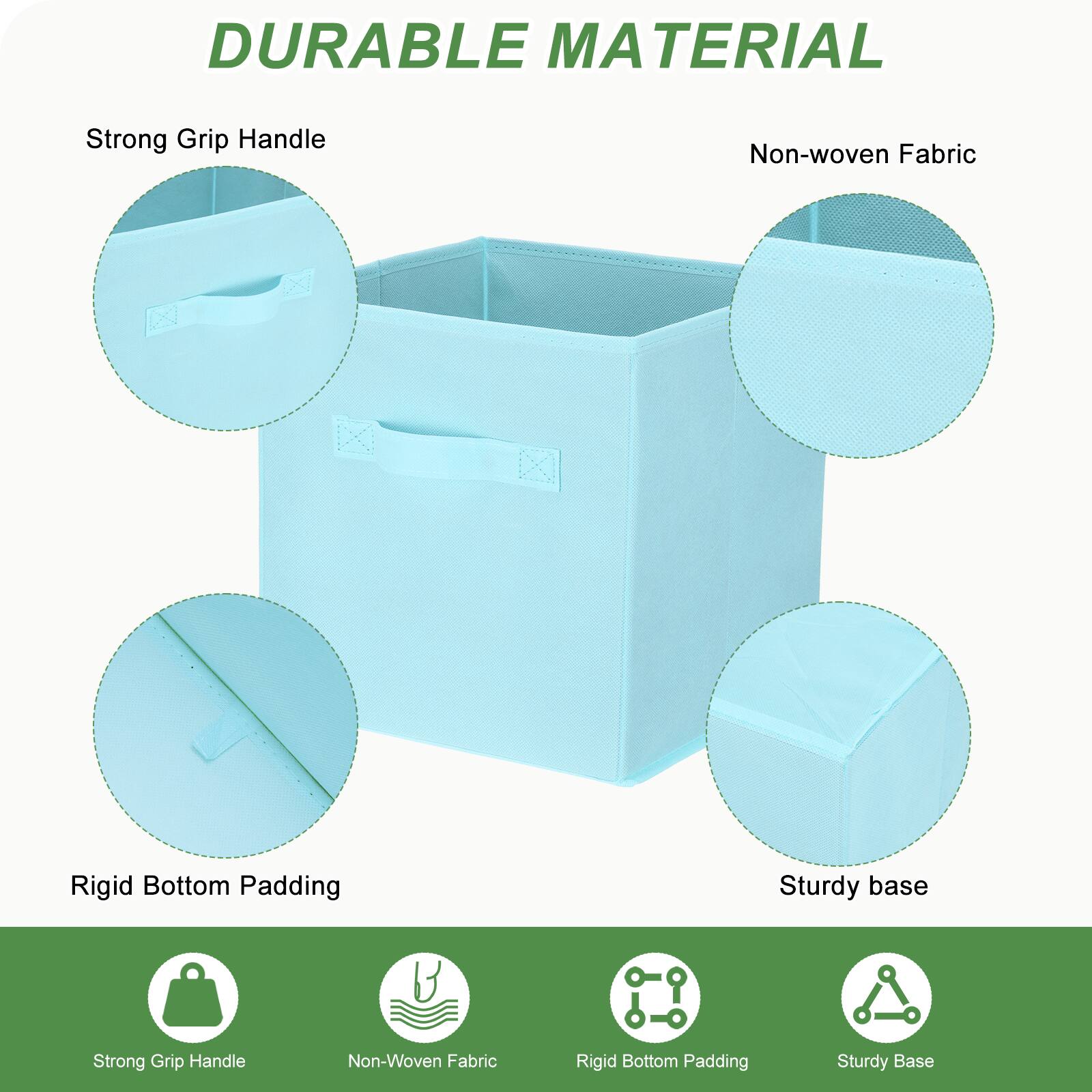 DURABLE MATERIAL

- Strong Grip Handle
- Non-woven Fabric
- Rigid Bottom Padding
- Sturdy Base
