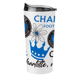 Logo Brands - Charlotte FC 20oz. Powder Coat Tumbler - Blue