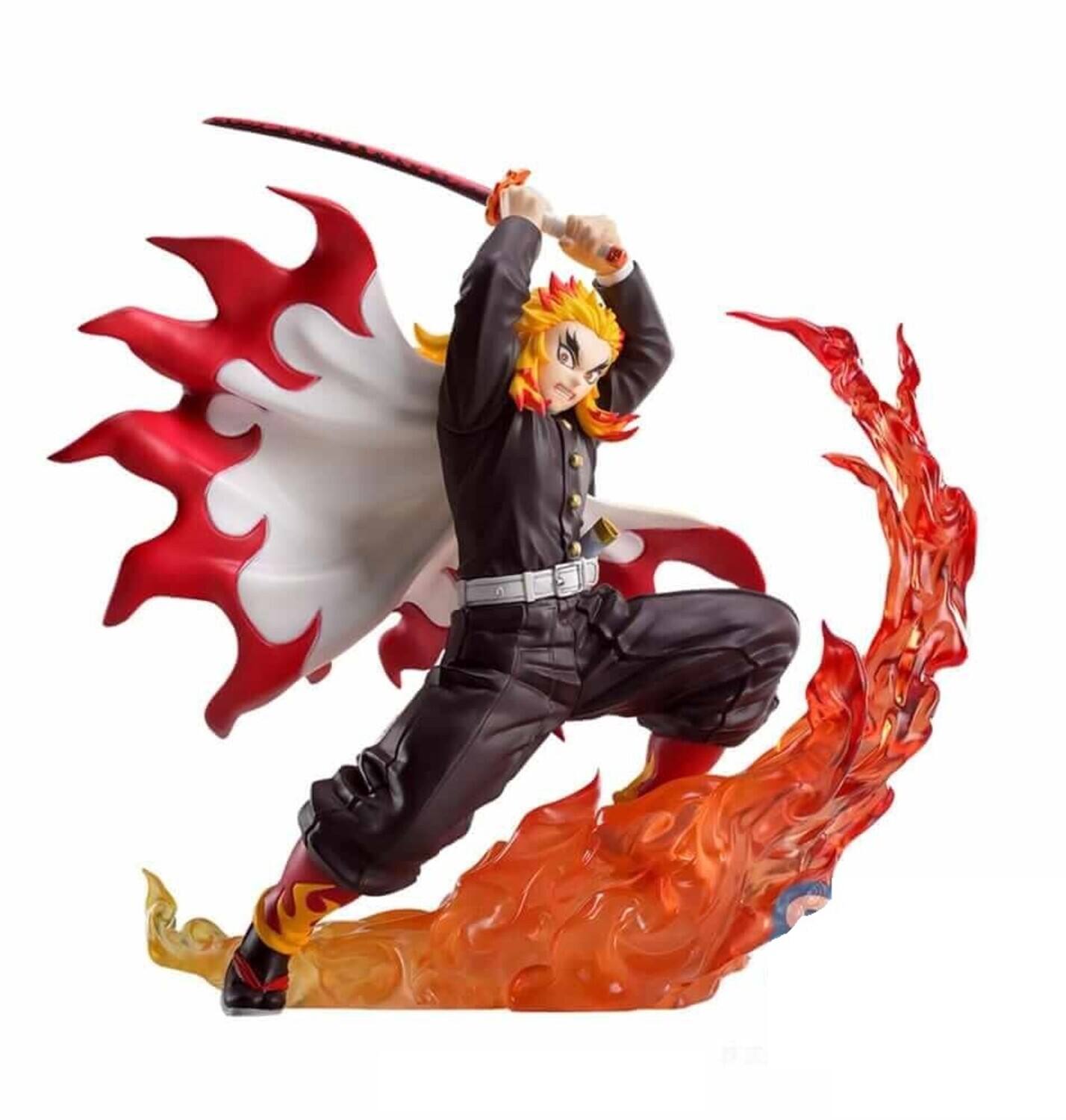 SEGA - Demon Slayer - XrossLink - Kyojuro Rengoku Statue - COLLECTIBLES - Multicolor