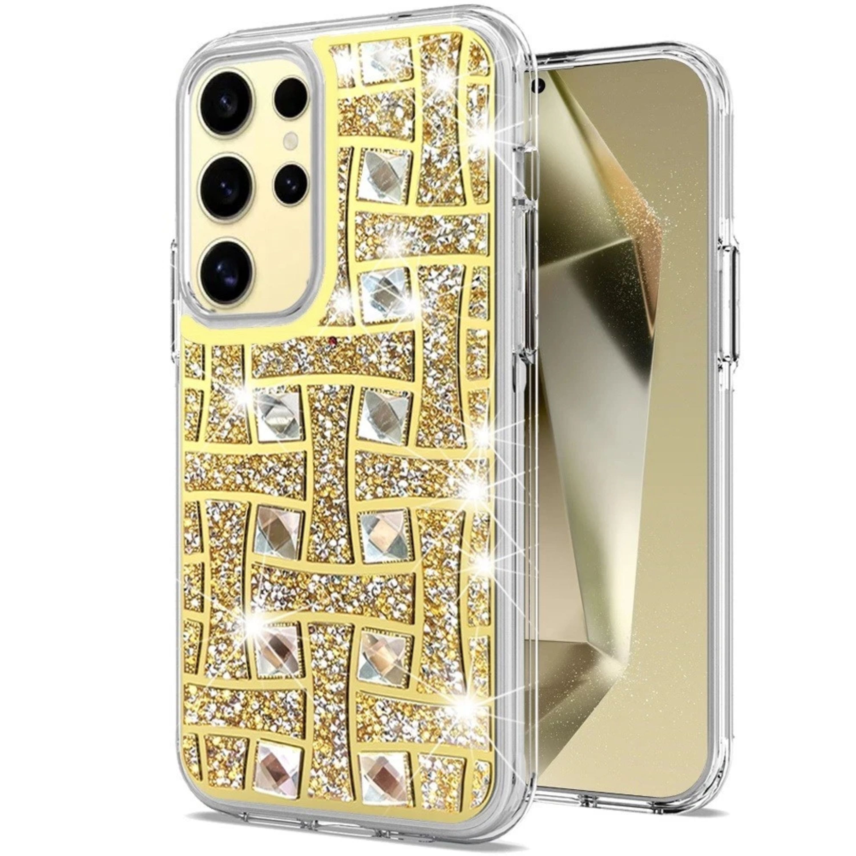 Kitcheniva - Sparkling Rhinestone Hybrid Protective Cover For Samsung Galaxy S24 Plus I - Gold price history on PriceWatchPro