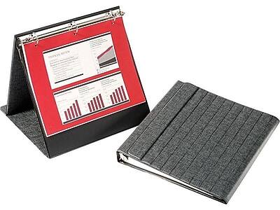 Alt View 3. Cardinal - 1" 3-Ring View Binders - Black.