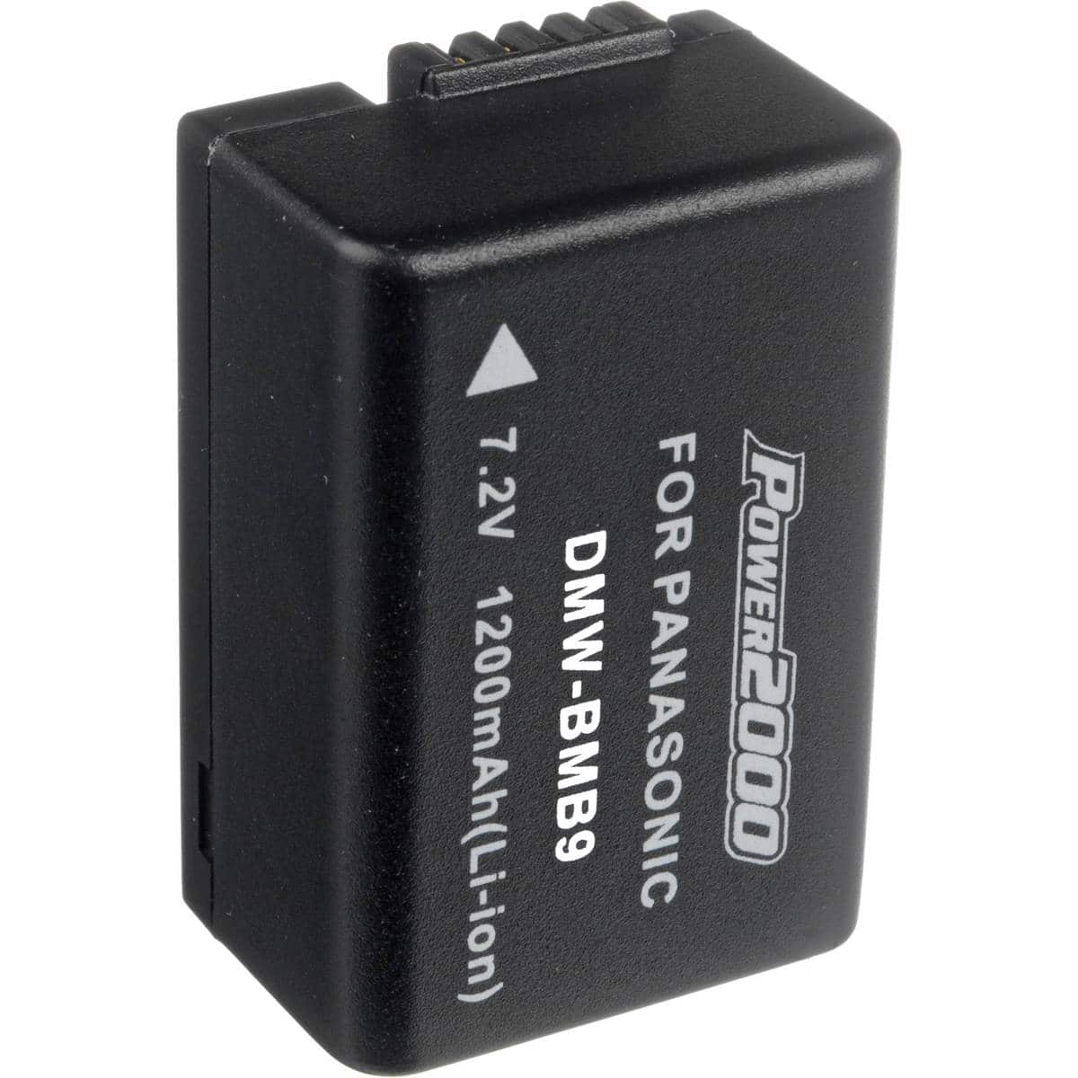 Power2000 - DMW-BMB9 7.2V 1200mAh Lithium-Ion Battery for Panasonic Cameras