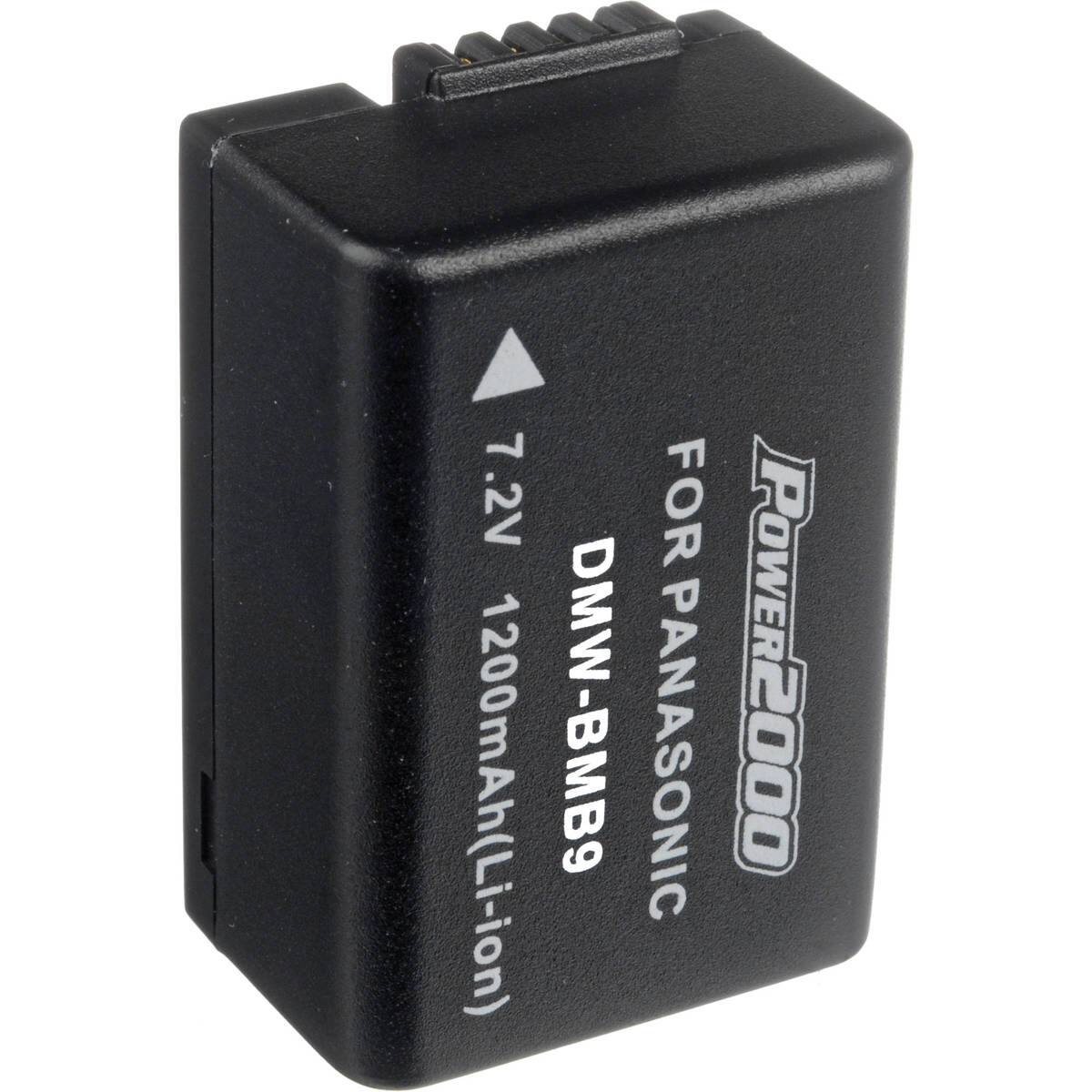 7.2V 1200mAh (Li-ion)  
DMW-BMB9  
FOR PANASONIC  
POWER2000
