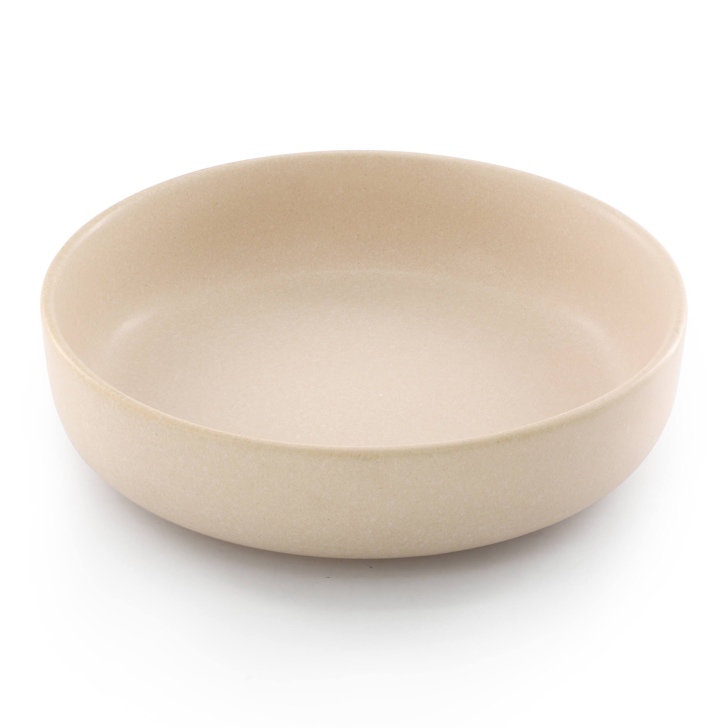 Alt View 1. Gibson - Soho Lounge Bryant Park 2 Piece 8 Inch Stoneware Dinner Bowl Set in Beige - Beige.